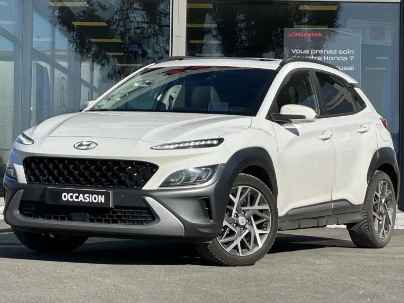 Théobald Occasion Hyundai Kona SUV Hybride Blanc